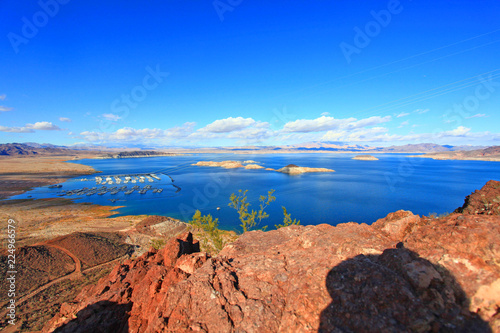 Lake Mead National Recreation Area near Hoover Dam in Nevada, USA.