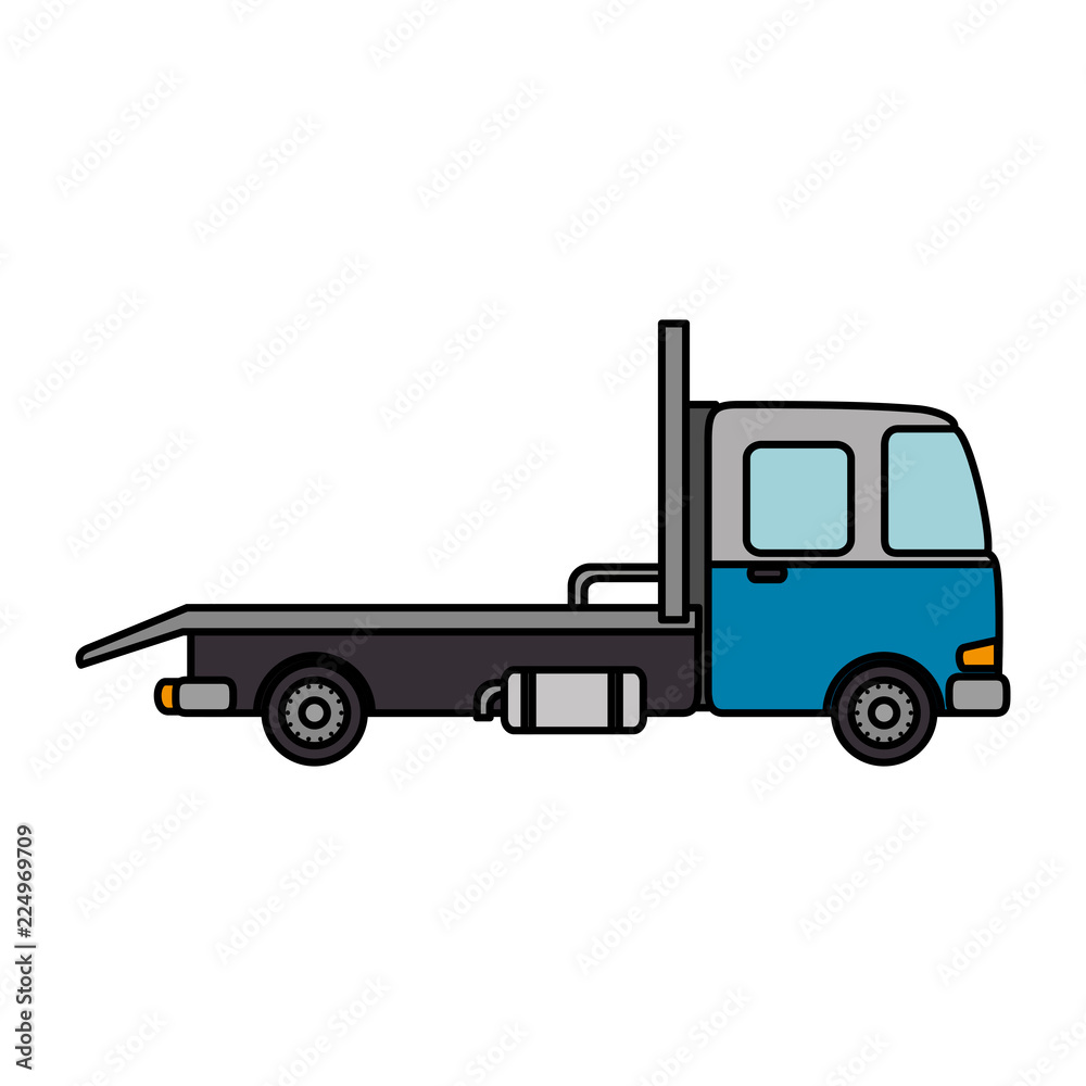 truck vehicle isolated icon