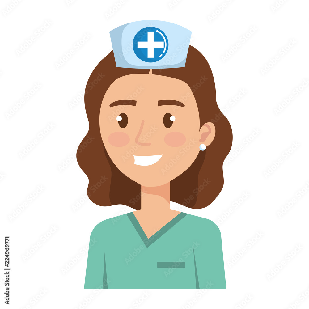 female nurse avatar character
