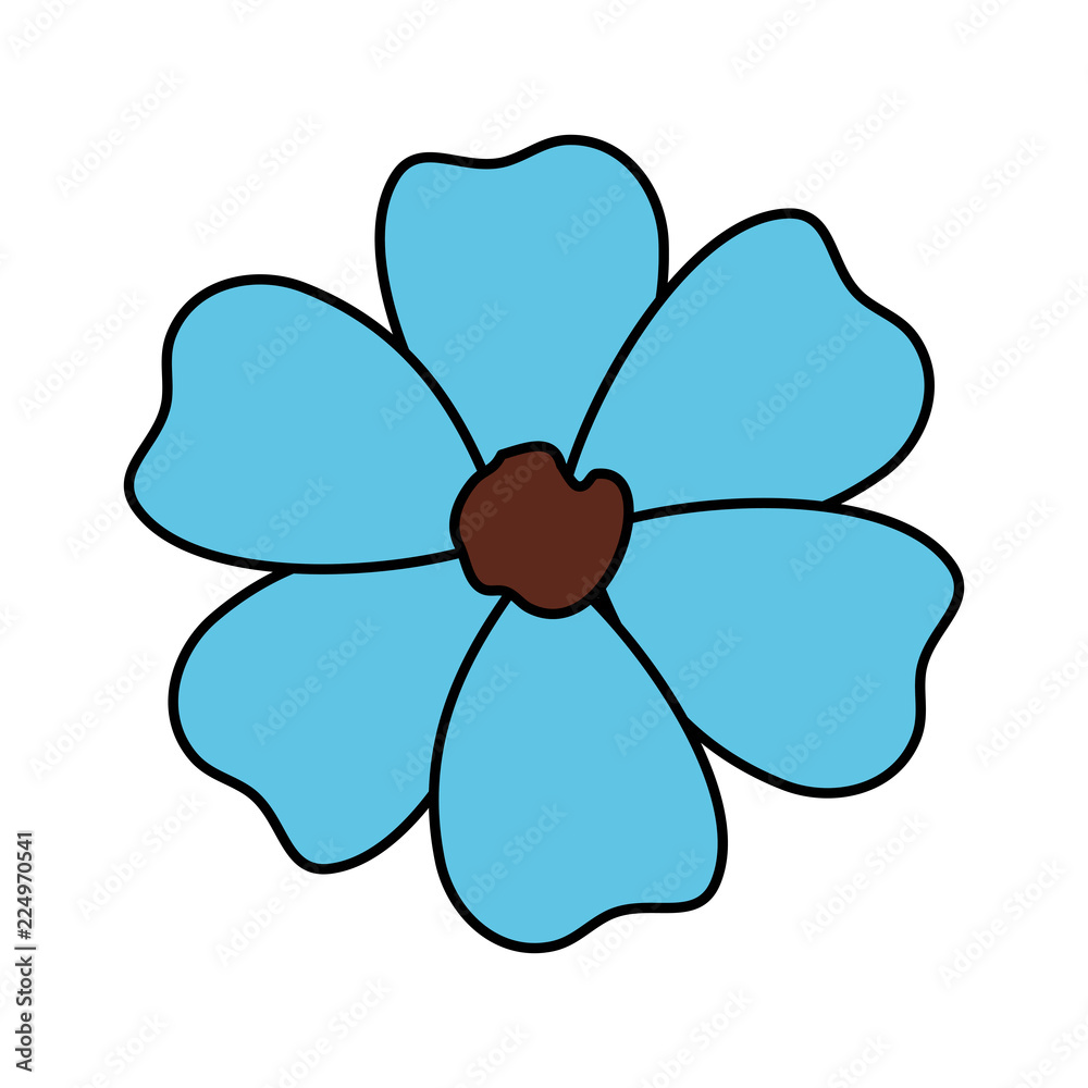 beautiful flower isolated icon beautiful flower isolated icon