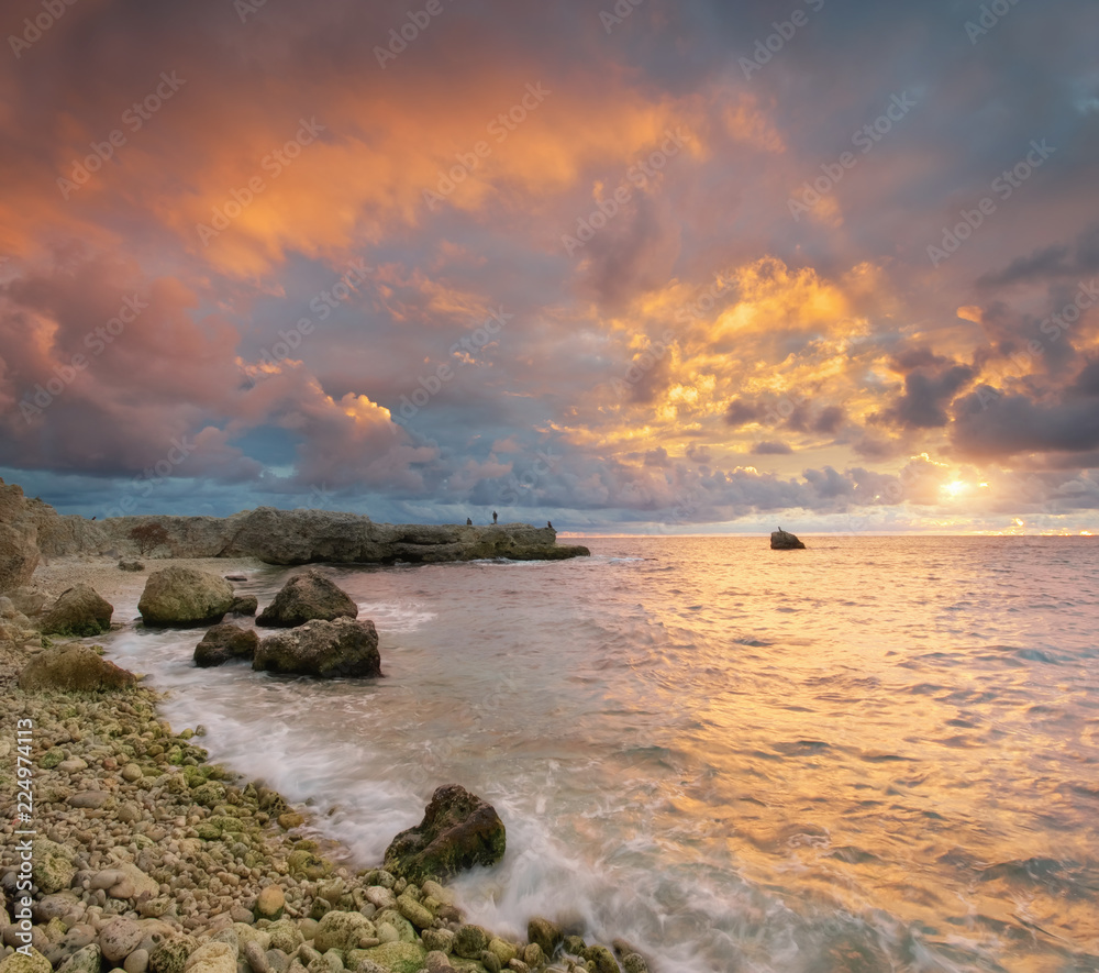 Fototapeta premium Beautiful seascape nature.