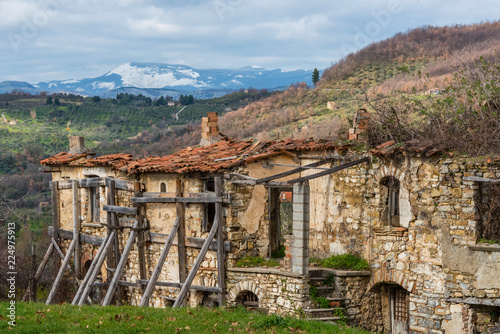 Abandoned Village of Roscigno Vechio Cilento Italy photo