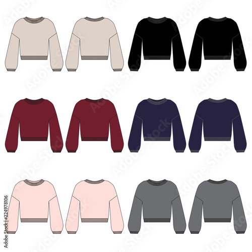 Vector template for Womens Fashion Sweaters