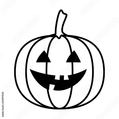 happy halloween pumpkin character