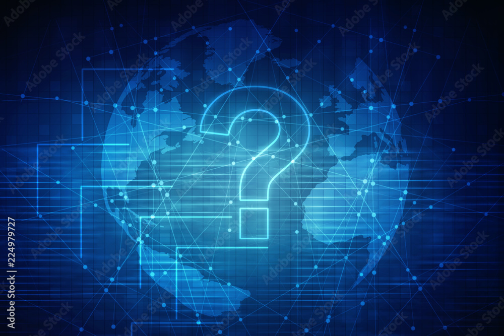 2d illustration question mark
2d illustration question mark