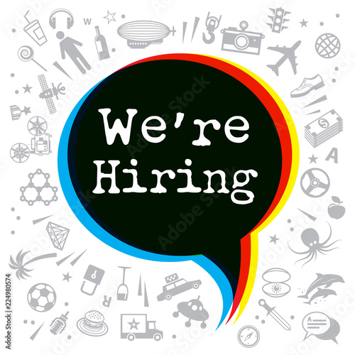 We are Hiring -  Poster, Banner or Abstract Design