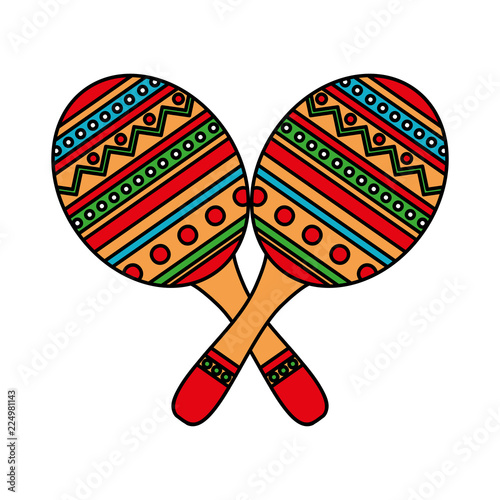mexican culture maracas icon