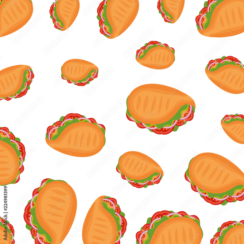 taco mexican food pattern
