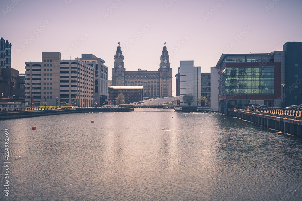 Naklejka premium Royal Liver Building in Liverpool