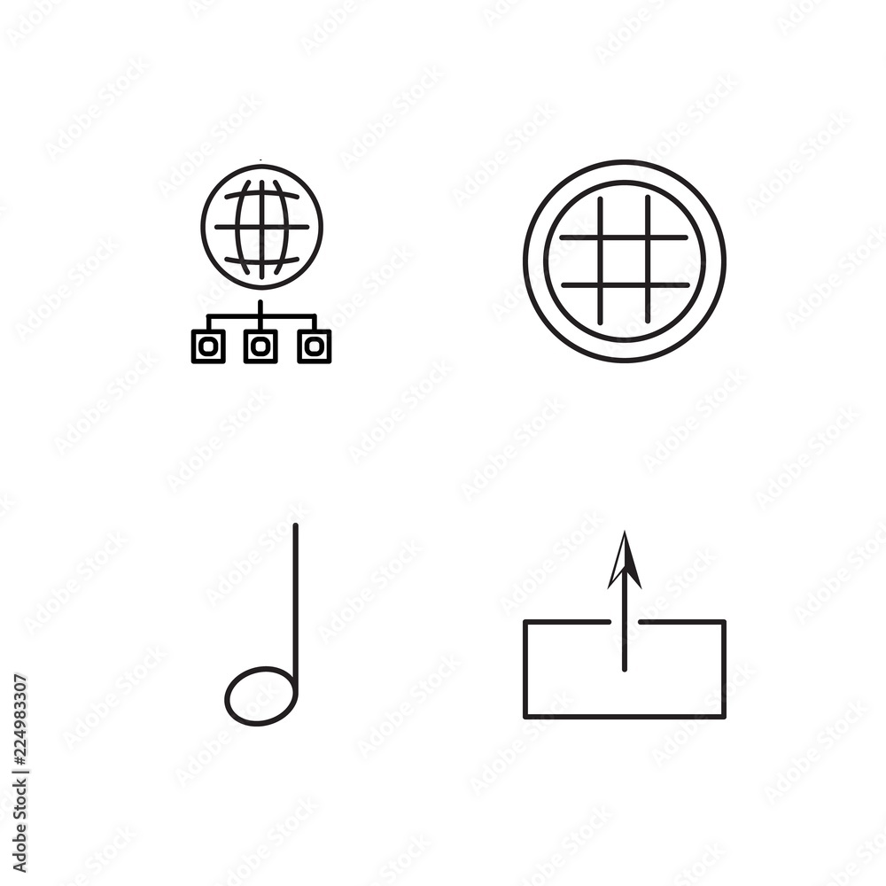 business simple outlined icons set business simple outlined icons set