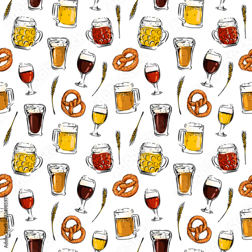 Oktoberfest semless pattern