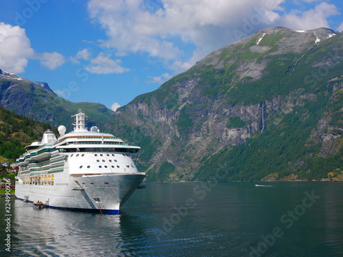 Ship of the fjord cruise, Norway
