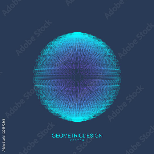 Big data visualization. Artificial Intelligence and Machine Learning Concept. Graphic abstract background communication. Perspective backdrop visualization. Vector illustration.