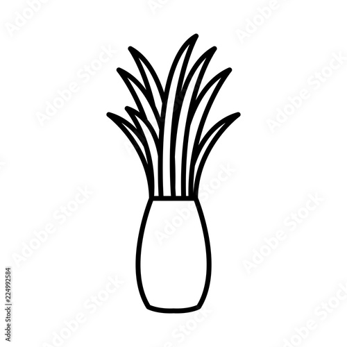 houseplant in pot icon