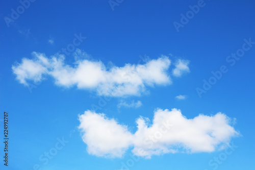 Beautiful clouds with blue sky background.