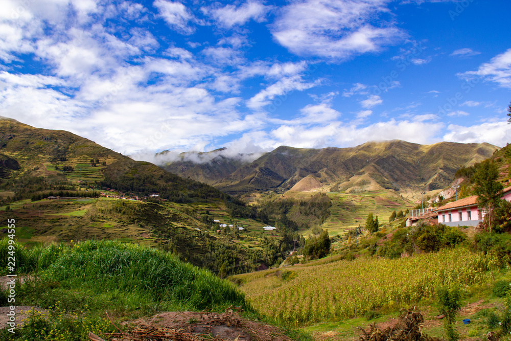 Naklejka premium Farming Valleys 