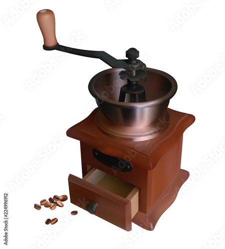 old coffee grinder