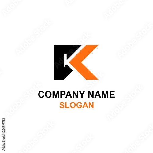 KC letter initial logo.