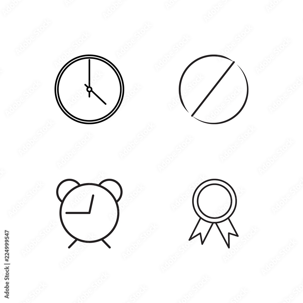 business simple outlined icons set business simple outlined icons set
