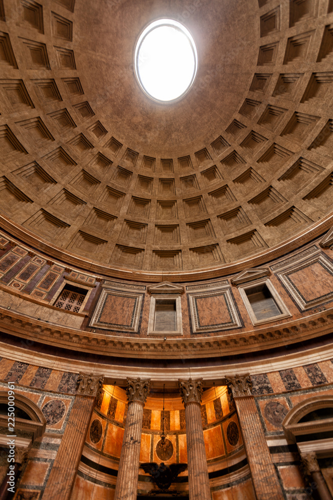 View of the Pantheon Rome