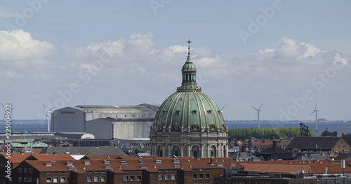 Photography Aerial view of Copenhagen, Denmark