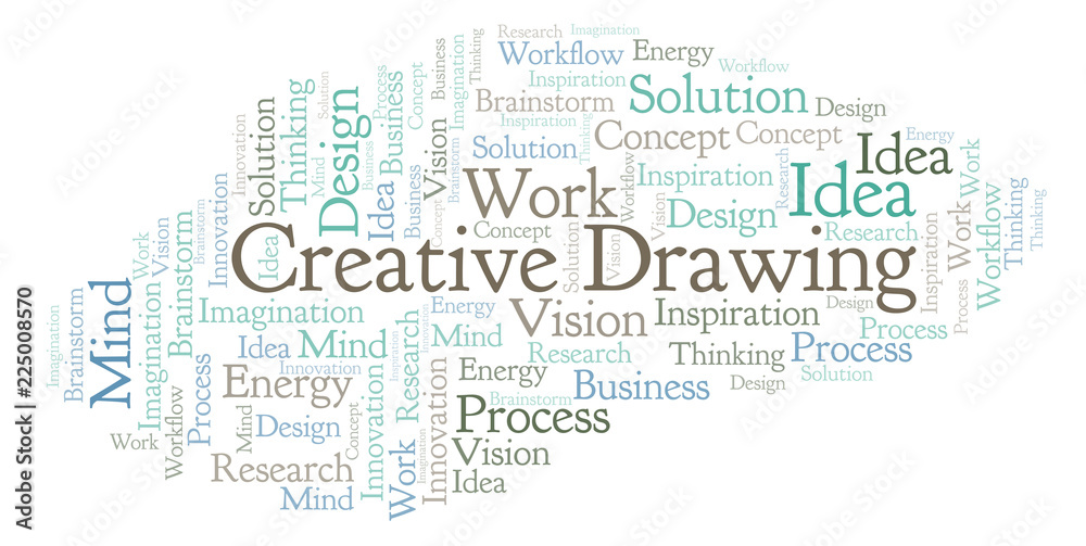 Creative Drawing word cloud, made with text only. Creative Drawing word cloud, made with text only.
