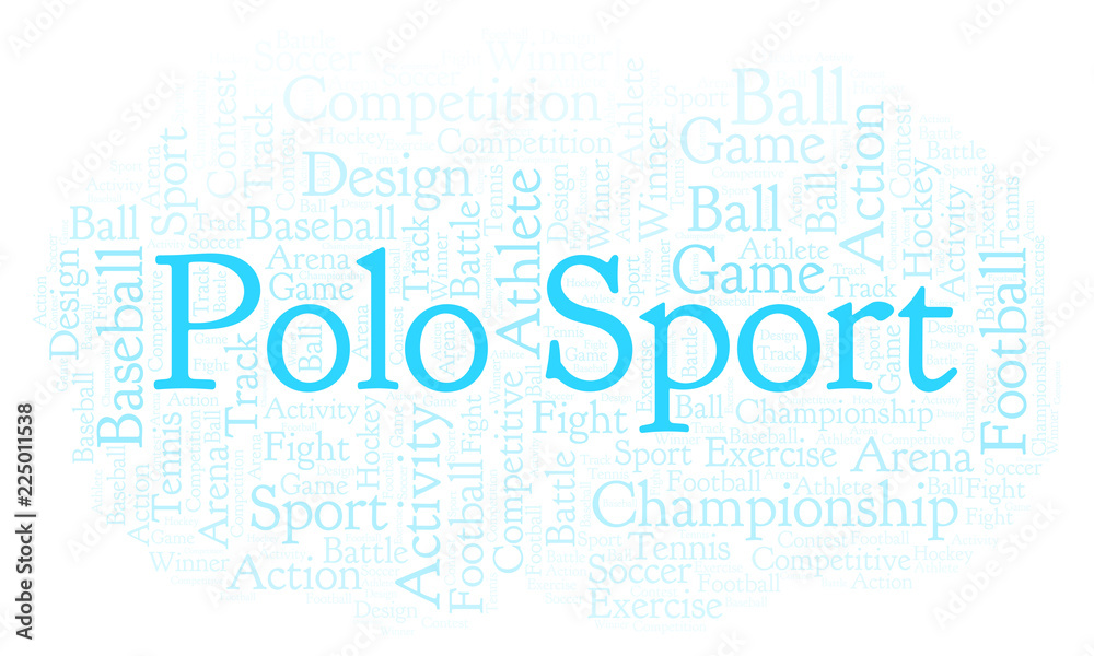 Polo Sport word cloud.