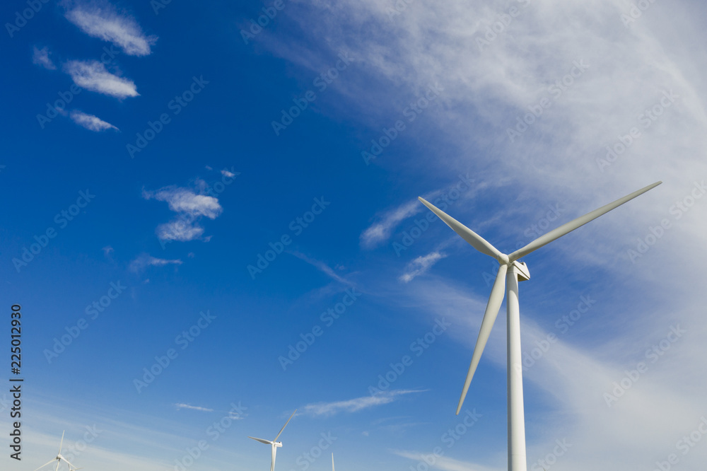 Environmentally friendly - energy production by wind Environmentally friendly - energy production by wind