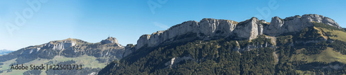 Panorama Hoher Kasten und Alpstein Gebirge. Appenzell, Schweiz © Brilliant Eye
