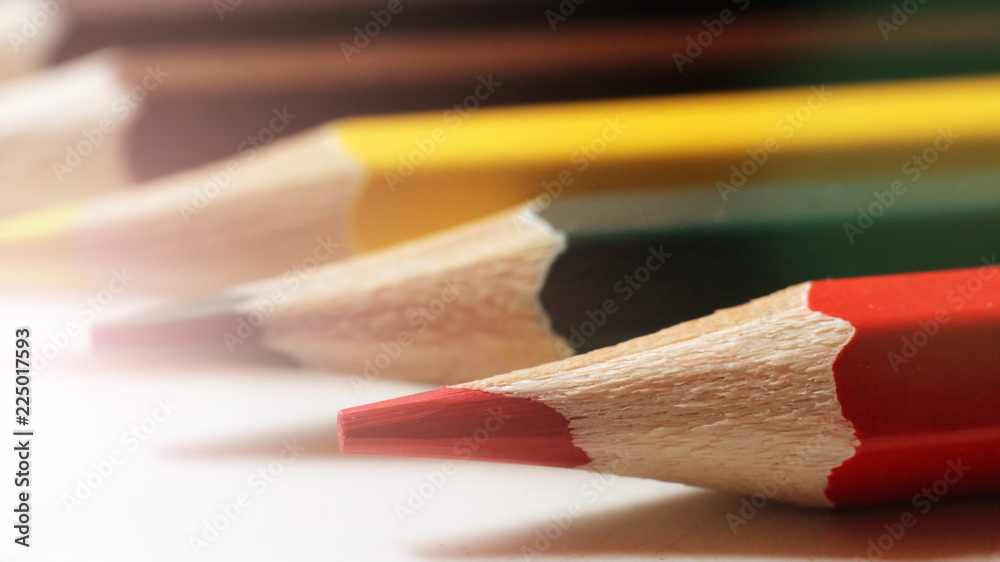 Obraz premium Colored pencils for children's creativity
