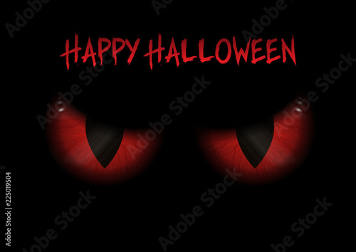 Red evil eyes background