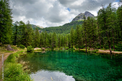 alpine lake Pellaud in Rhemes Notre Dame, Valle dAosta photo