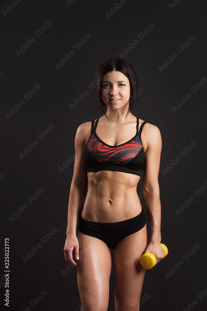 Premium Photo  Young woman workout in gym healthy lifestyle young people  women doing sport in the gym for fitness