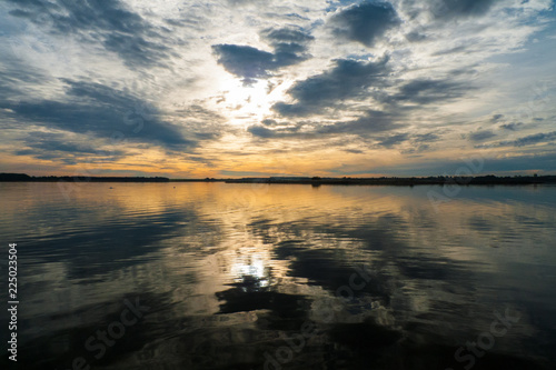 Sunset at the lake shore - Denmark © Saskia