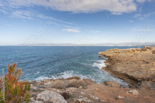 Mediterranean seascape on the coast of Mallorca © AndrusV