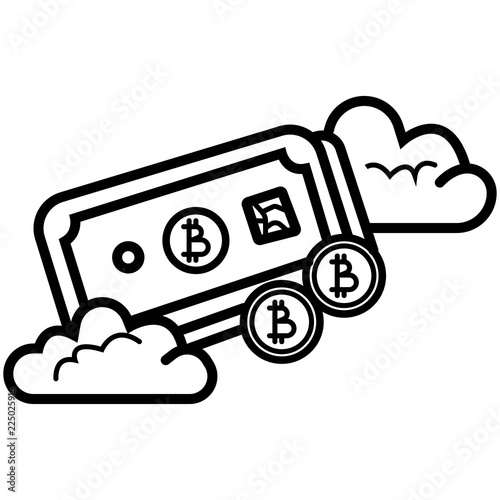 Bitcoin Cash vector icon