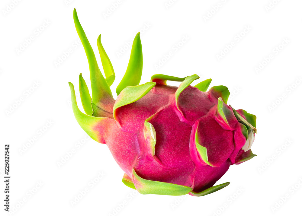 Pitaya or dragon fruit isolated on white background (clipping path included) Pitaya or dragon fruit isolated on white background (clipping path included)