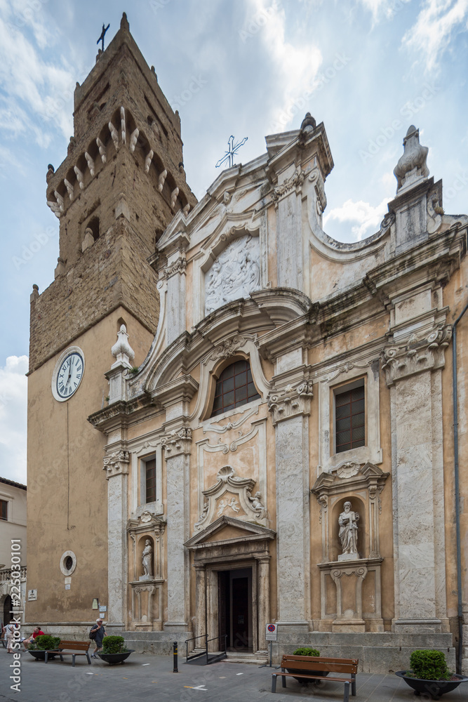 The church of Santi Pietro e Paolo in Pitigliano