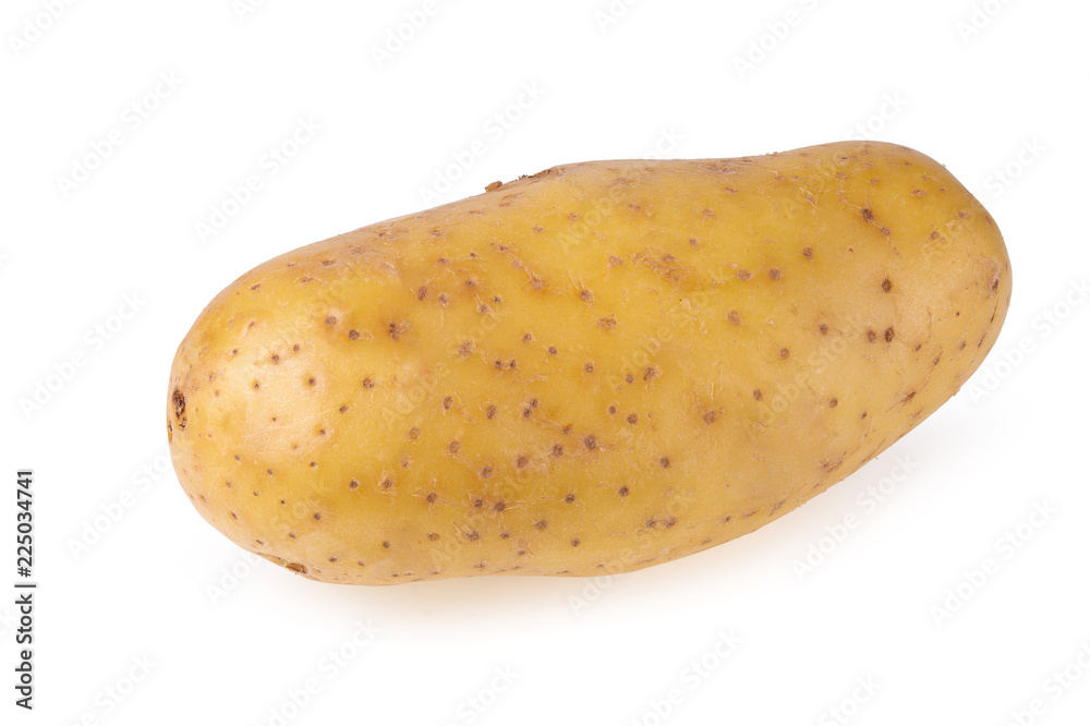Raw potato isolated on a white background Raw potato isolated on a white background