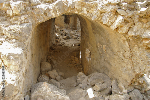 Seashore ruins on St. Nicholas island - Gemiler island, Turkey photo