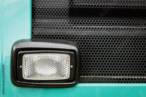 headlight and Parking light of a truck, excavator, tractor or bulldozer or other construction equipment