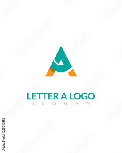Letter A Logo is made professionally by combining the right colors, to produce a good logo. Simple, elegant. suitable for use in developing companies, to create companies that are confident, energized