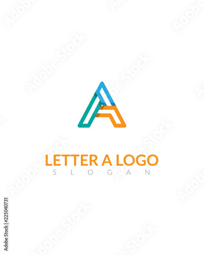 Letter A Logo is made professionally by combining the right colors, to produce a good logo. Simple, elegant. suitable for use in developing companies, to create companies that are confident, energized