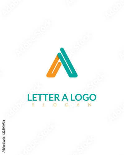 Letter A Logo is made professionally by combining the right colors, to produce a good logo. Simple, elegant. suitable for use in developing companies, to create companies that are confident, energized