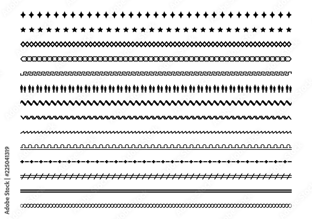 Vector illustration of the pattern of dots, star, plus to be line on white background. Vector illustration of the pattern of dots, star, plus to be line on white background.