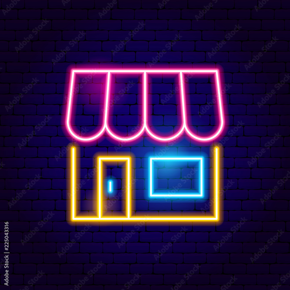 Online Shopping Neon Sign Online Shopping Neon Sign