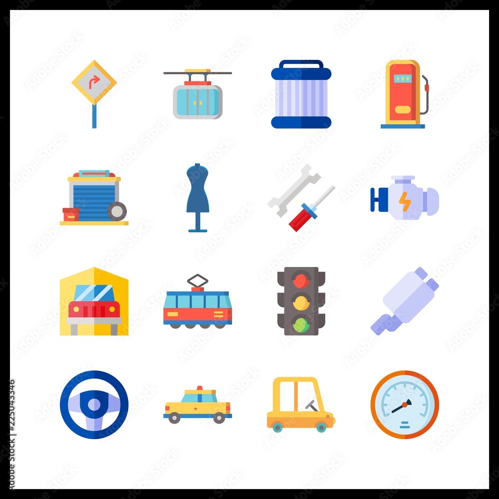 car icon. cable car and pulley vector icons in car set. Use this illustration for car works. car icon. cable car and pulley vector icons in car set. Use this illustration for car works.