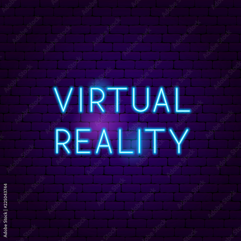 Virtual Reality Neon Sign