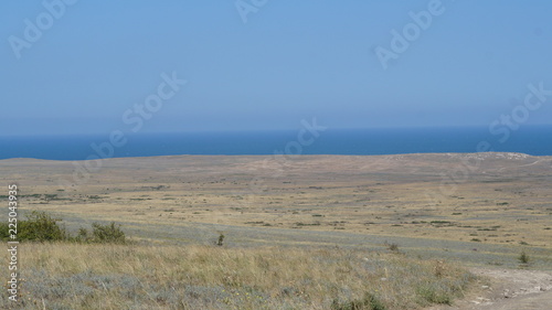 landscape and blue sky