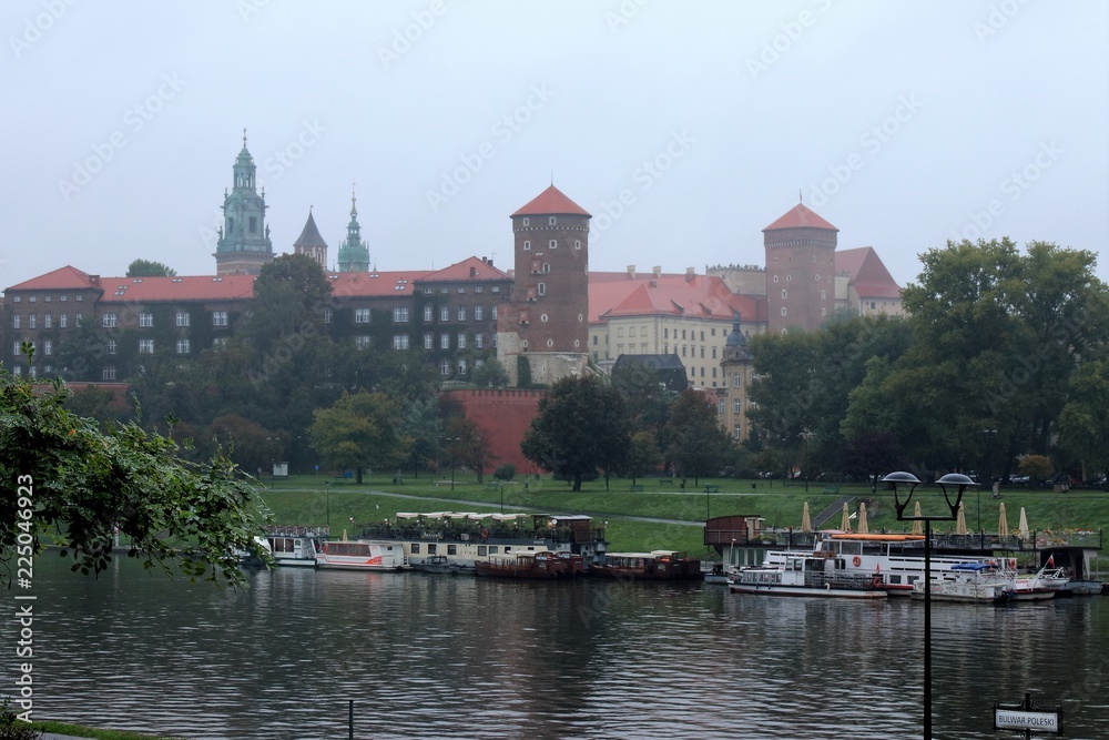 Naklejka premium Cracovia, Wawel Castle